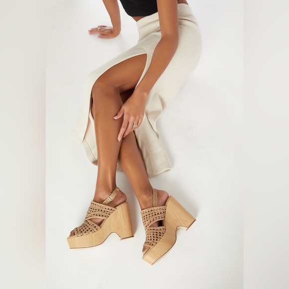 ShoeDazzle Ruth Wedge Sandal - Picture 3 of 5